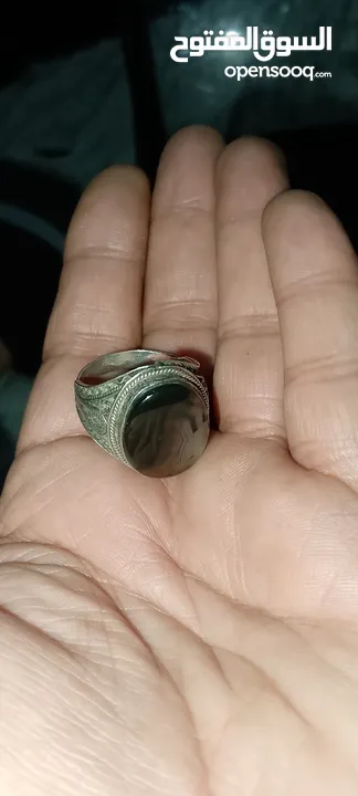 خواتم فضة مرصعة بأحجار كريمه اصليه