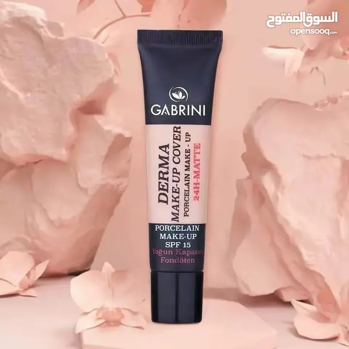 كريم الأساس GABRINI Derma Make-Up Cover  لو بدك إطلالة ناعمة، طبيعية، وبتدوم معك طول اليوم