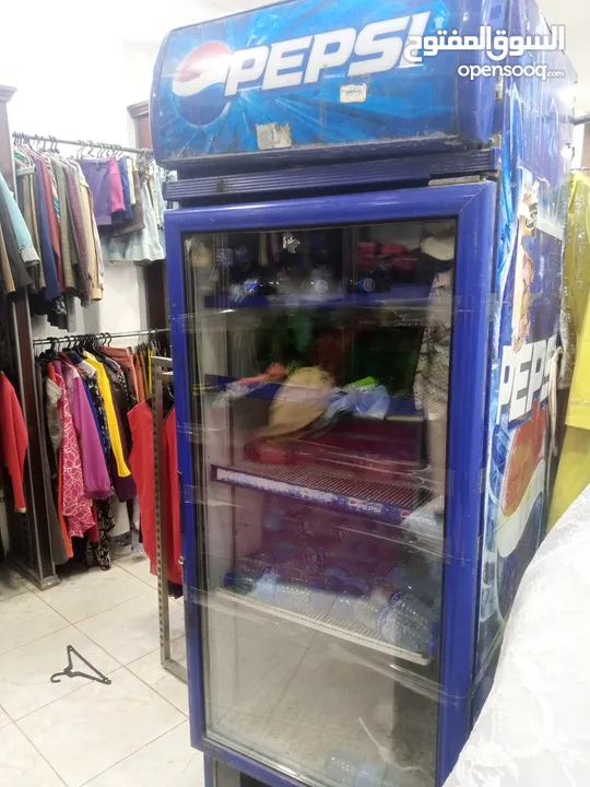 ثلاجه عرض بيبسي بحاله ألوكاله للبيع