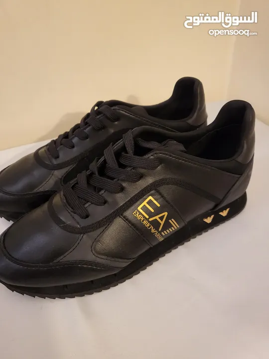 EA7 EMPORIO ARMANI NAVY BLUE SILVER SNEAKERS 40
