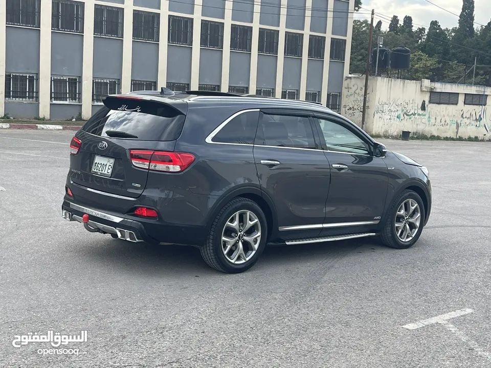 كيا سورنتو فل مسكر دفع رباعي فحص نخب ولا غرام بويه ترخيص تامين شامل سنه عداد 132 اصلي