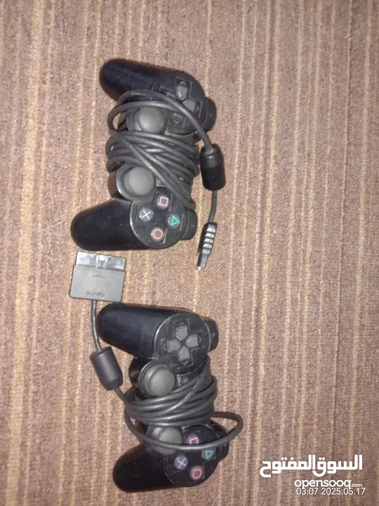 جهاز ps2 بلاستيشن 2 جهاز ممتاز للبيع بسعر ممتاز