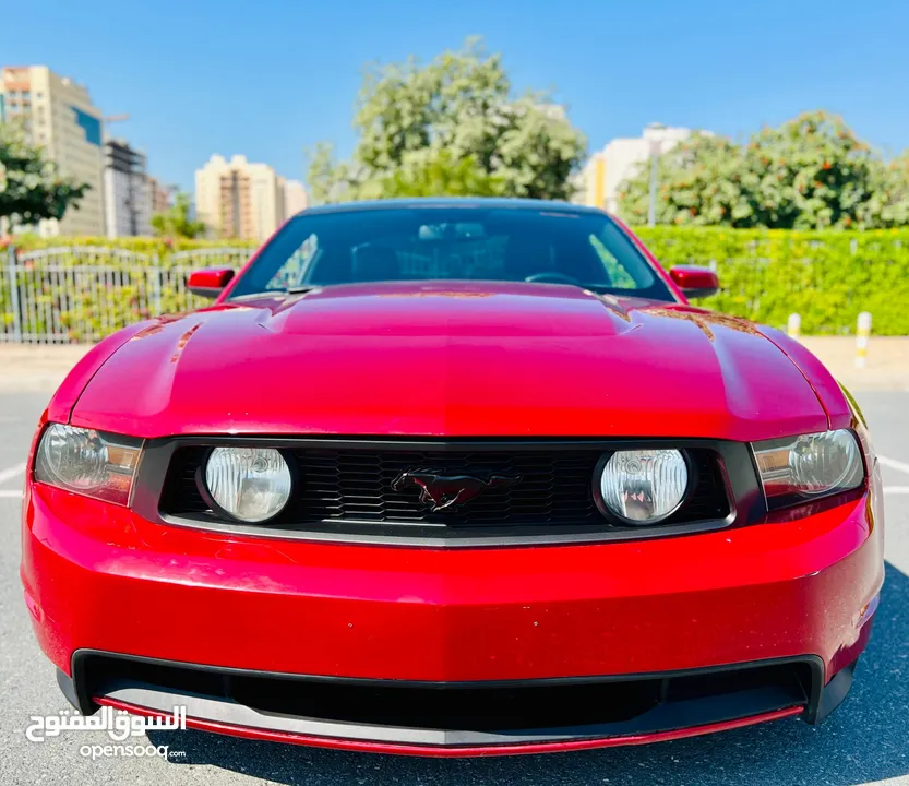 FORD MUSTANG GT 2010 RED GCC WELL MAINTAINED