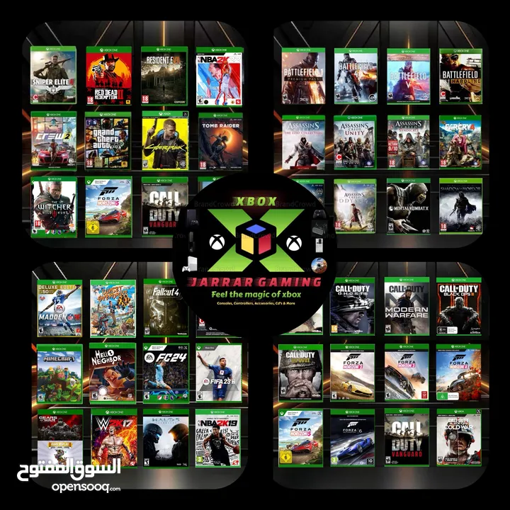 Xbox Game Cd’s for series x & one x/s  أقراص ألعاب لاجهزه إكس بوكس سيريس & ون