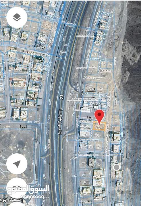 سكني تجاري جنب محط نفط عمان بدبد