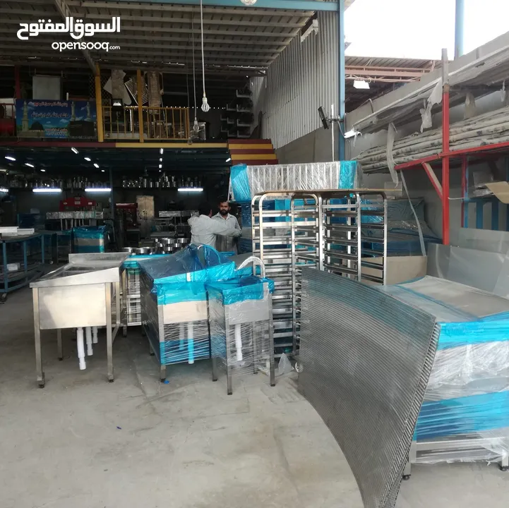Stainless steel commercial kitchen equipment & exhaust Duct