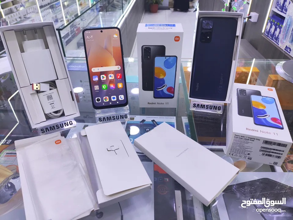 شاومي  NOTE 11  جيجا 128 رام 6 واضافة معه الكرتونه وكامل اغراضو الاصليات متوفر توصيل