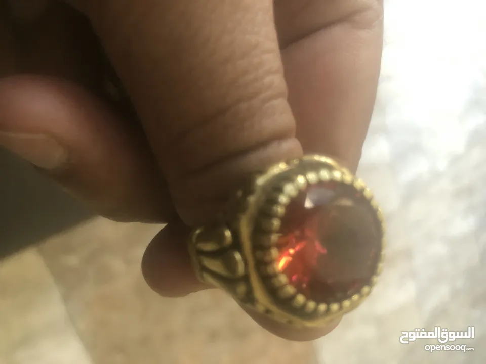 خواتم انتيك نحاس خليط واحجار كريمه مميزه مازونايت احجام كبيره نوادر للبيع بسعر مناسب.