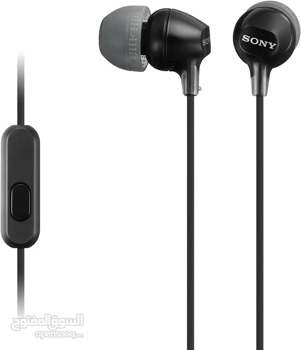 SONY MDR-EX15AP Earphones with Smartphone Mic and Control -NEW -MEGAByte