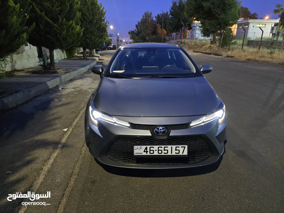 تويوتا كورولا 2022 XLE فحص كامل فل كامل جلد تدفئة شاحن وايرلس كراسي كهروباء ياباني بطارية ليثيوم