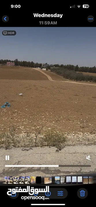 قطعة ارض زراعي وتصلح سكني داخل التنظيم قوشان مستقل مساحه 7557 متر مربع في مأدبا (ذيبان) واجهة 32 متر