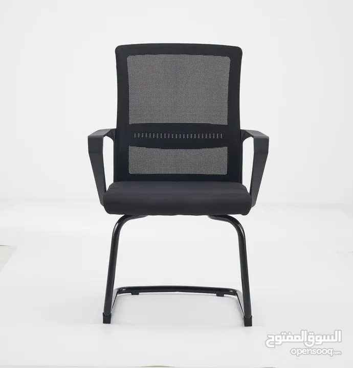 Modern Vistor Office Chair_Comfotable Waiting Room Chair with Strong Metal frame for Office