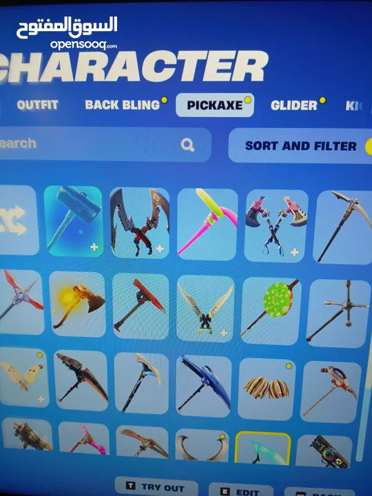 حساب فورت نايت سيزون 3 وحزمة توتش ونوادر