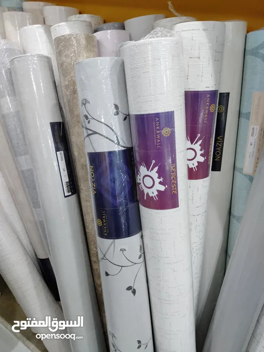 متجر ورق الجدران - نبيع ورق جدران جديد مع التركيب في أي مكان في قطر
