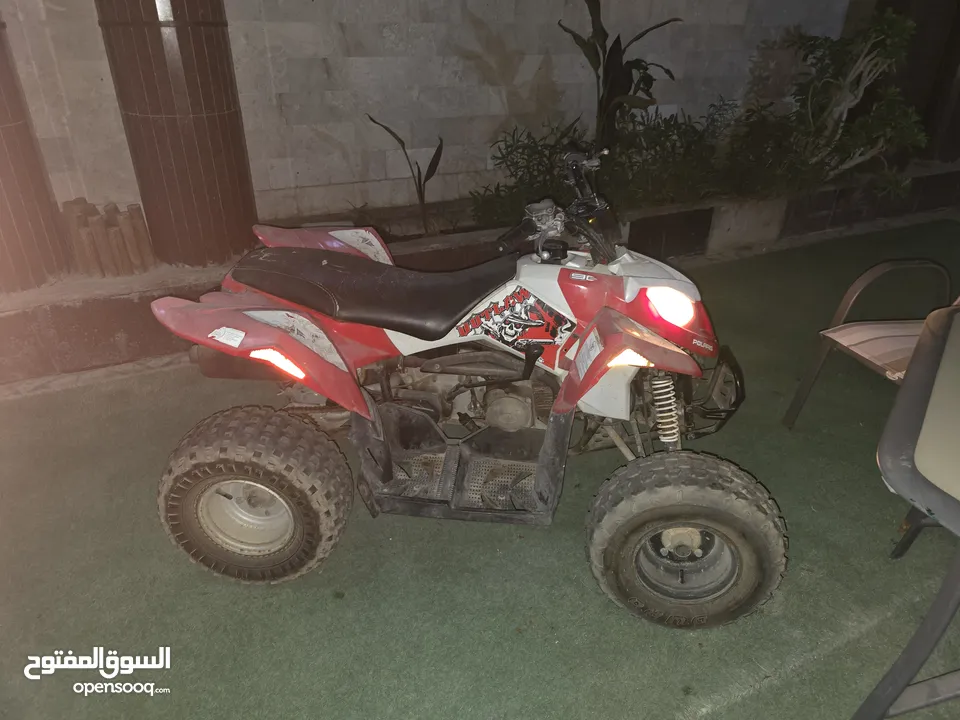 Polaris outflow 90 cc + عربة قالوصة