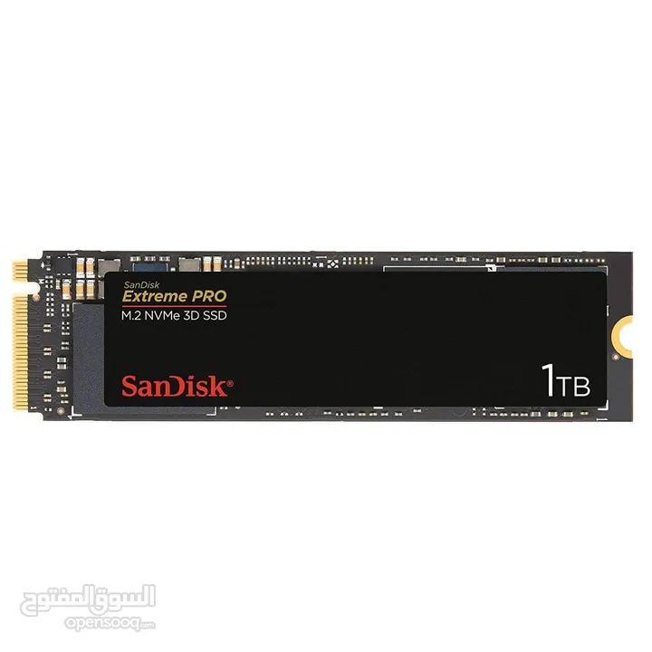 1TB (1000GB) SANDISK EXTREME PRO M.2 NVME 3D NAND 50X SPEED DESKTOP - LAPTOP GAMING SSD