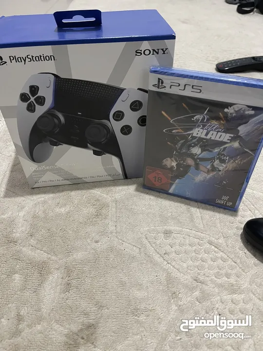 يد ps5 edge ولعبة ستيلر بليد جداد مسكرات