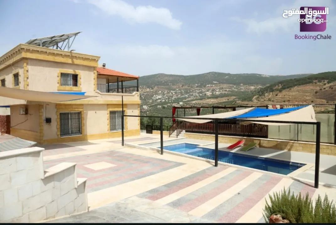 شالية طلة الجبل "جرش"الاطلالة الاجمل على الإطلاق (يرجى قراءة الاعلان لمعرفة التفاصيل )
