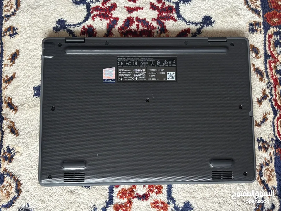 Asus BR1100CKA laptop with charger and bag