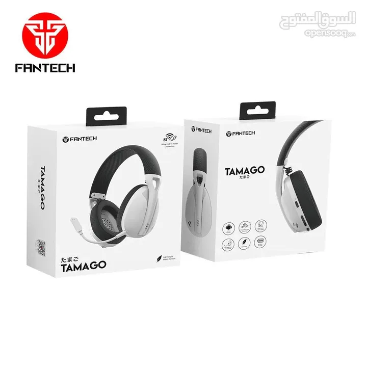 Fantech WHG01 TAMAGO LIGHTWEIGHT WIRELESS HEADSET سماعات أصلية مكفولة بأفضل سعر