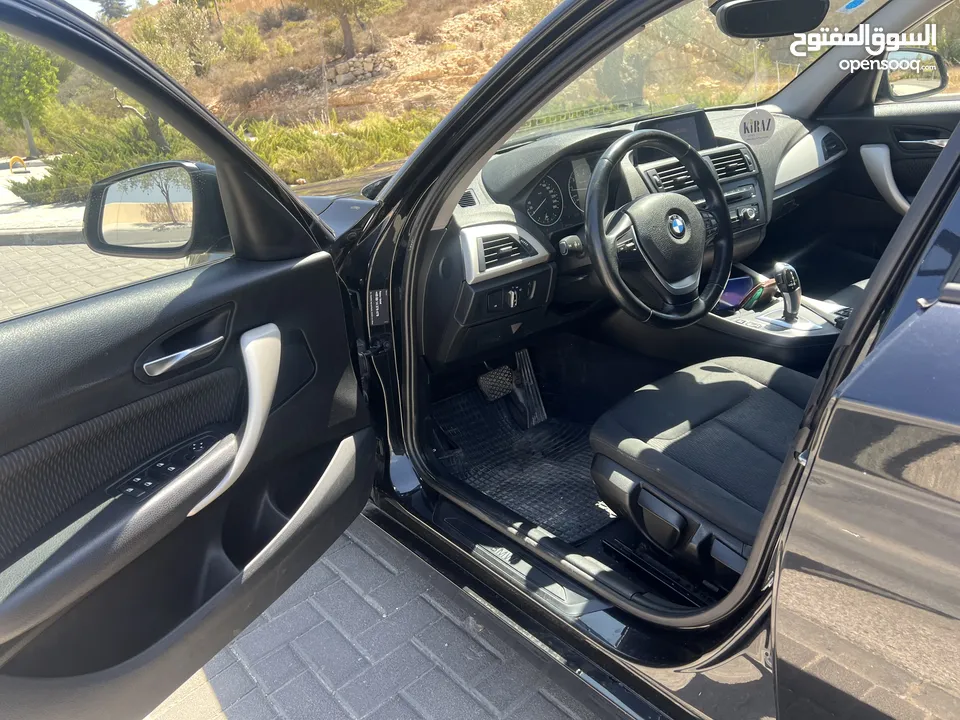 سيارة بي ام دبليو المانية من طراز BMW116i موديل 2016 \ ترخيص 2015 امكانية البيع دفعة وشيكات للجديين