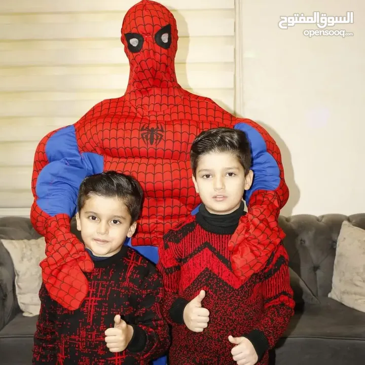 شخصية كرتونية سبايدر مان لأعياد الميلاد وحفلات الأطفال