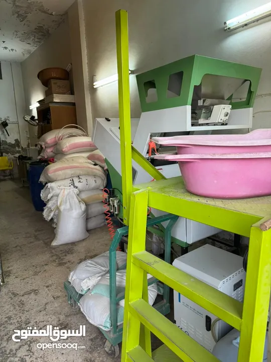 مشروع مطحنة وغربلة حبوب بلدية قائم