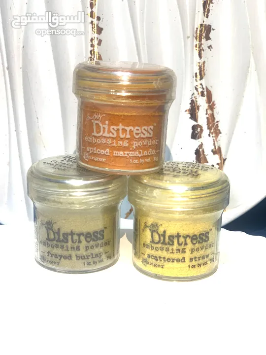 Distress embossing Powderَ للفنون اليدوية