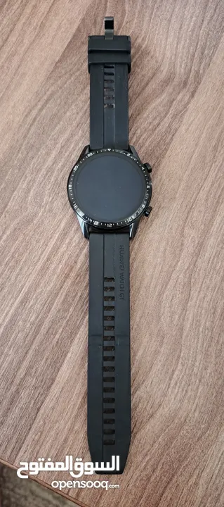 سماعة وساعة هواوي الاصليه لون اسود huawei freebids 4i huawei smart watch gt 2
