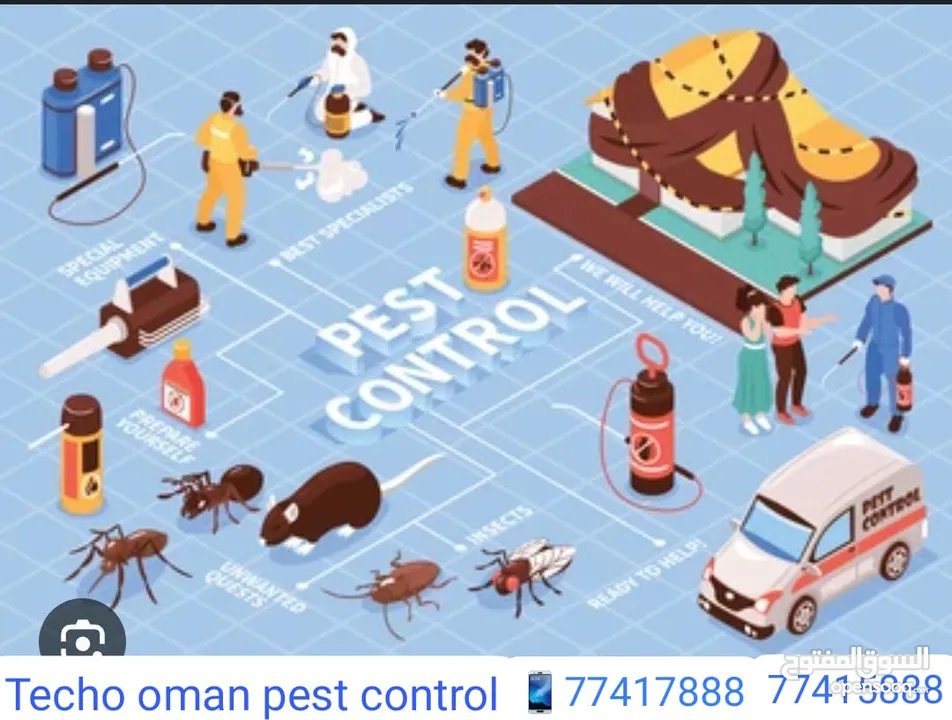 من أفضل الشركات في الدول العربية لمكافحة الحشرات والتنظيف