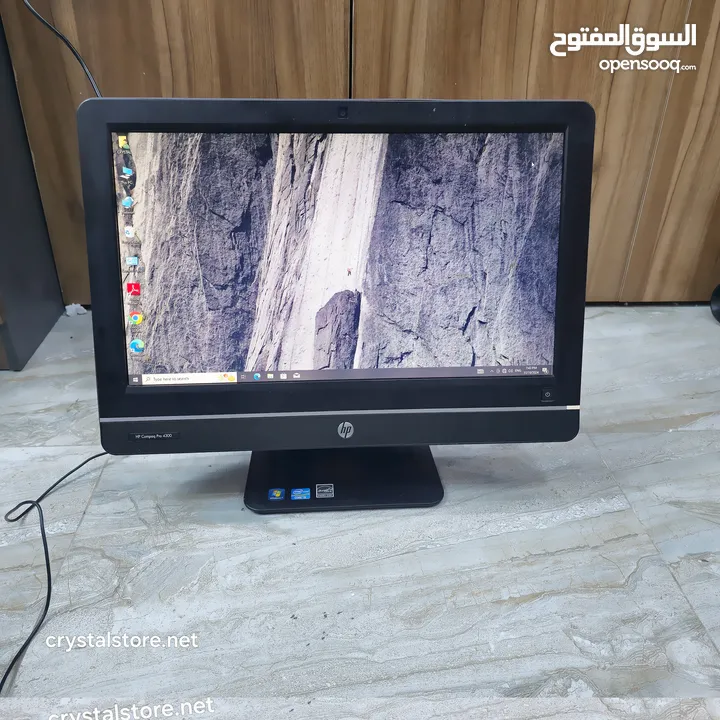 كمبيوتر اتش بي i5 الكل في واحد شاشة 20 مدمجة اجعل مكتبك أكثر ذكاءً مع جهاز HP Compaq Pro 4300