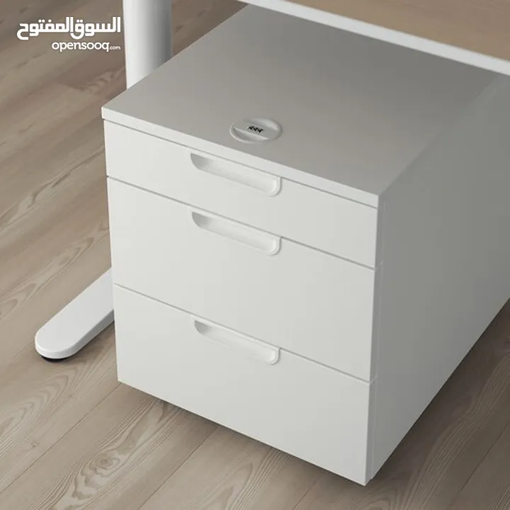 3  أدراج مع قفل ذكي - Drawer unit with smart lock