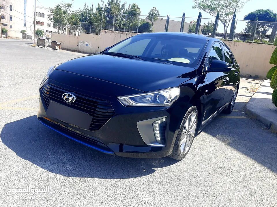 هيونداي ايونيك هايبرد استخدام شخصي فل مع فتحه موديل 2019 بسعر مناسب