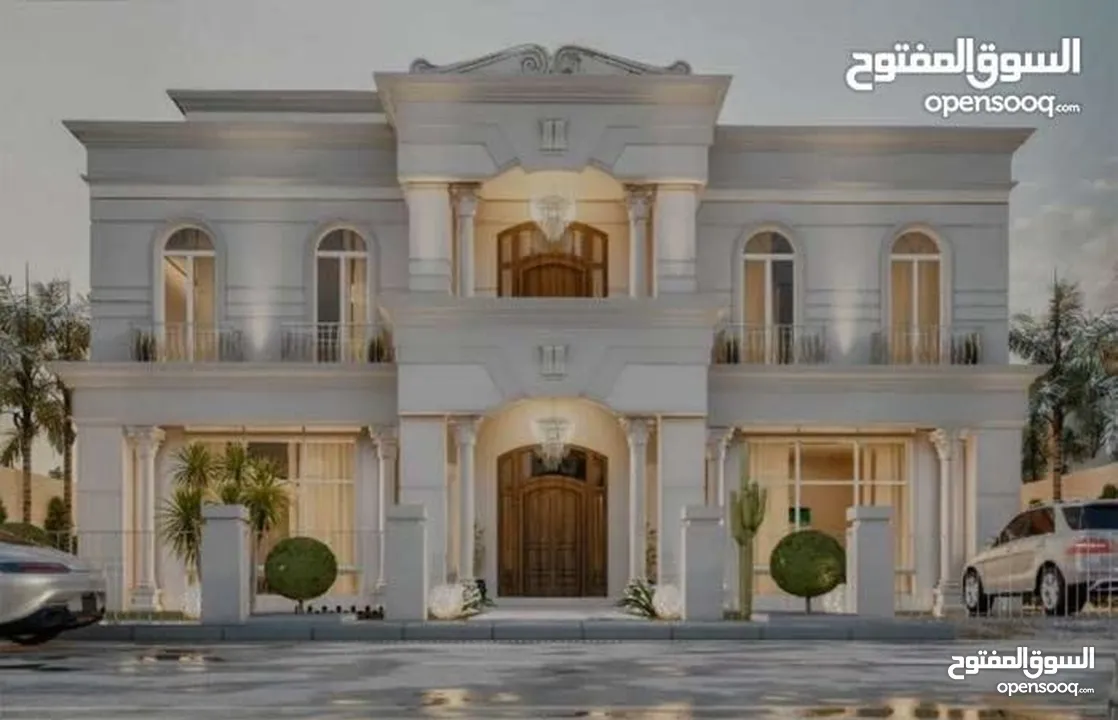 الظهير للنخبه وكبار رجال الاعمال قصر وفلل عدد 2 سكن عائلي لعده عائلات مستقلات فن معماري إطلاله وتميز