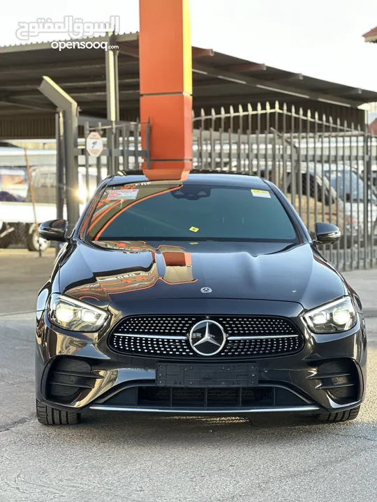مرسيدس E350 2021 فل اضافات اعلى صنف بانوراما وارد المانيا لون فيراني مميزة