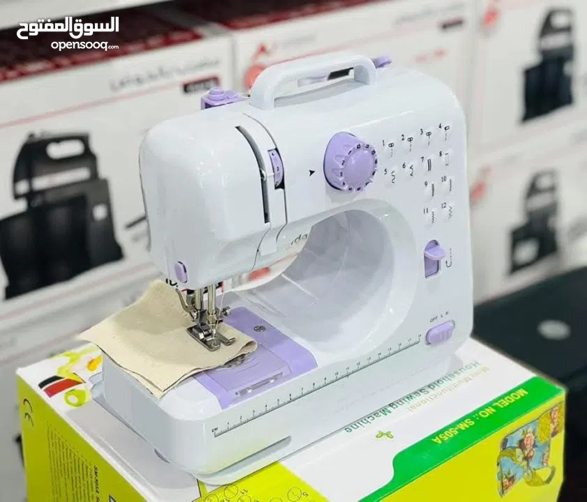 ماكينة الخياطة المنزلية متعددة الوظائف إضاءة LED طويلة العمر لزيادة وضوح منطقة العمل