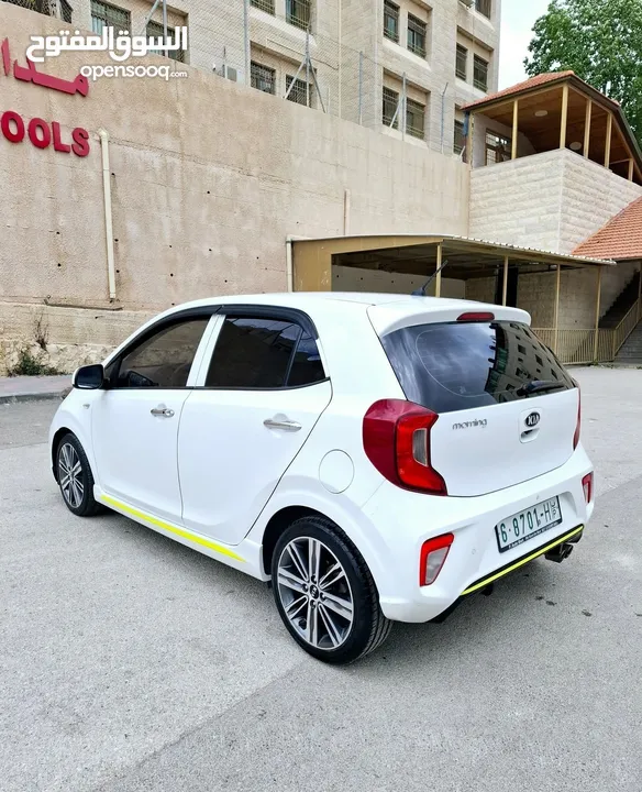 كيا مورنينج 2020 GT line  إضافات مميزة دهان الشركة