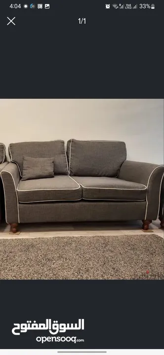 2 seater sofa set