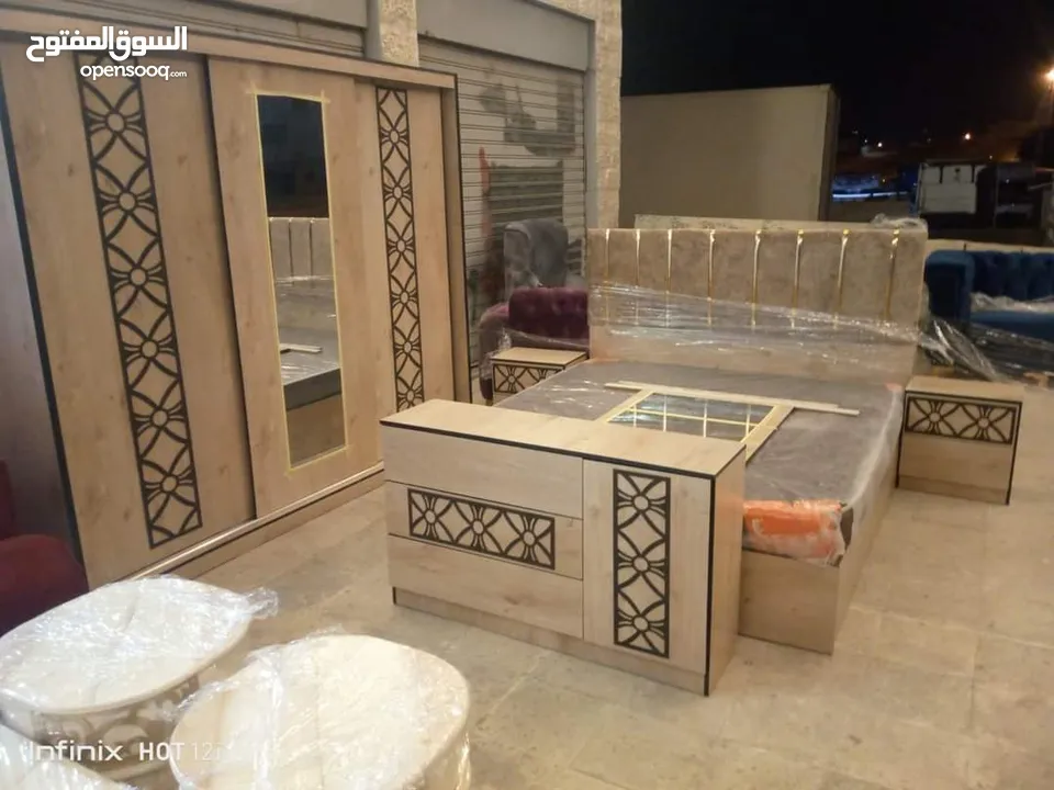 غرفة نوم تركي  ماستر وشباب تحريف ماكنه كفاله 3 سنوات