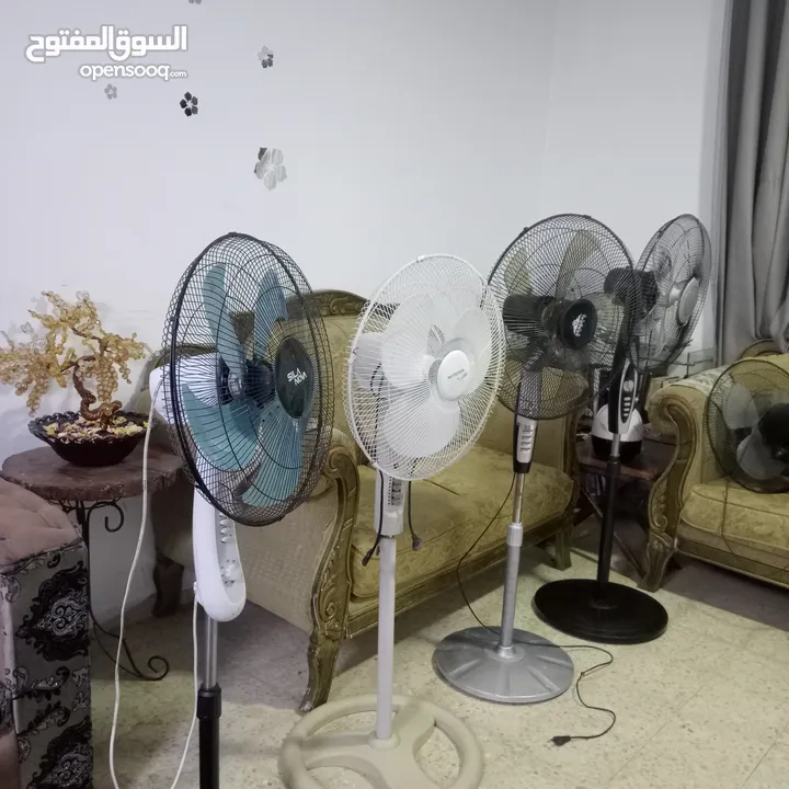 مراوح عامودي وجدارى