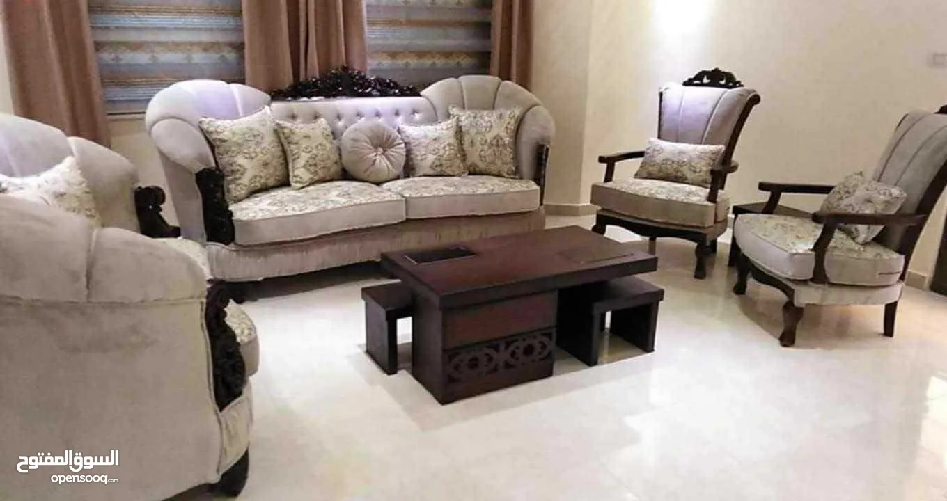 غرفه ضيوف وطاولة سفرة للببيع