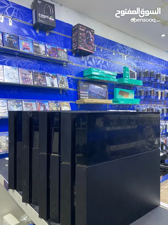 بلستيشن 4  مستخدم playstation 4 Used مع حساب العاب