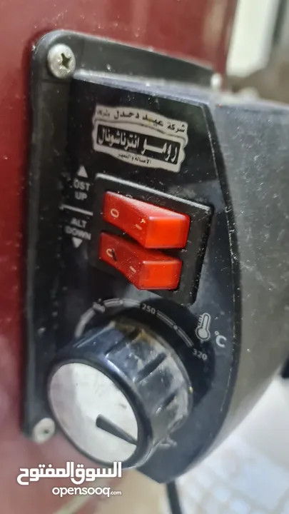اغراض للبيع فرن رومو انترناشونال مستعمل استعمال خفيف بحاله ممتازه ومكوى بخار وبسكاليت رياضيه صغير
