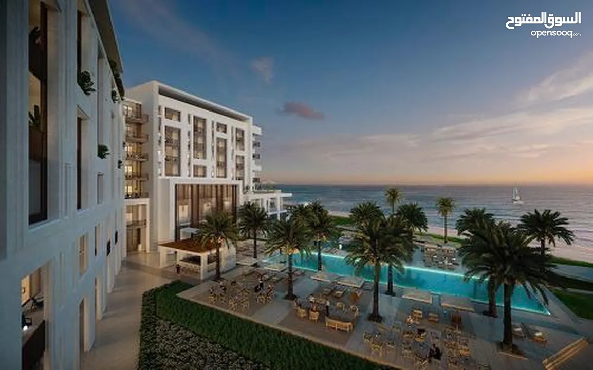 شقة مطلة على شاطئ القرم Apartment overlooking Qurum beach