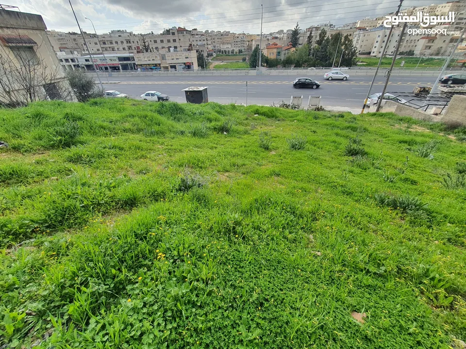 قطعة أرض مميزة للبيع مدخل مرج الحمام طريق البحر الميت الرئيسي