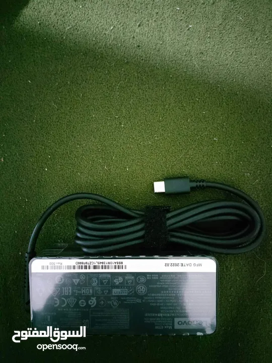 شاحن لينوفو نوع مدخل الشحن USB type-C شاحن أصلي جديد معاه فيش الكهرباء -  Opensooq