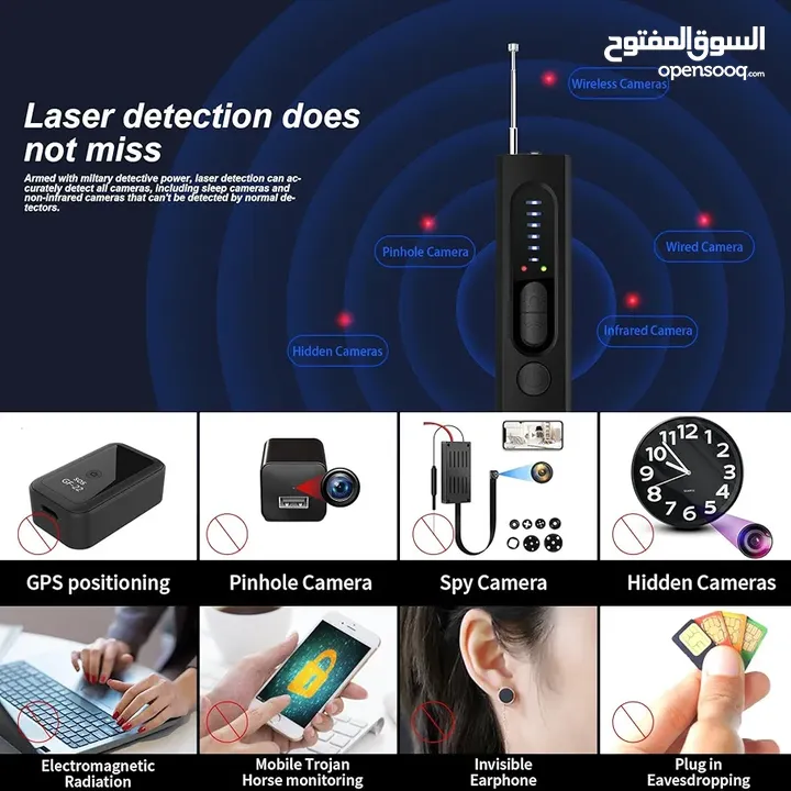 Wireless Signal & Hidden Camera Detector 6th