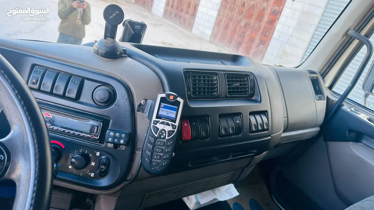 داف شصي طويل  2013  55-220 لون ابيض عاجي متوفر للبيع بسعر ممتاز  Daf Lf 55-220 شاحنه بوزن فارغ 8600