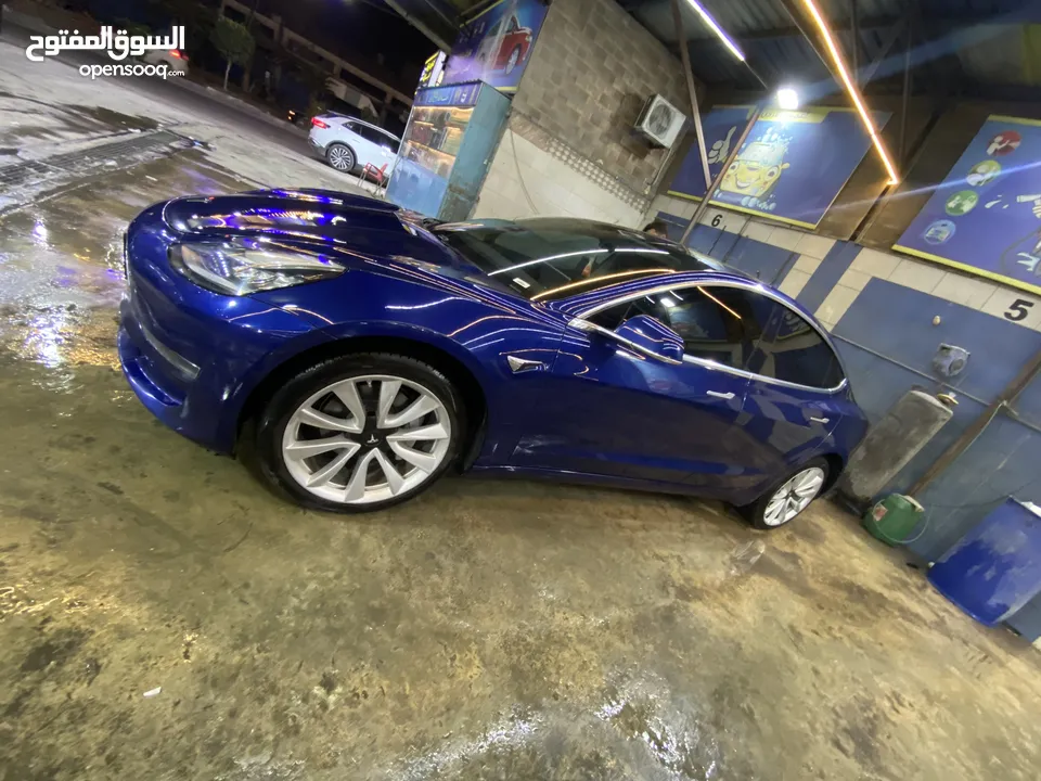 تيسلا 2019 model 3 ستاندرد بلس بحالة الوكالة لون مميز جنط 19 للبيع بسعر لقطة ومحروووووق