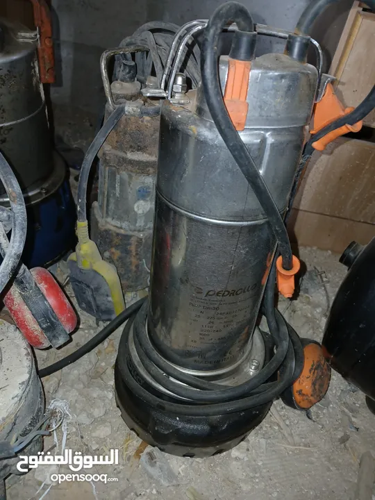 مضخات غواطس ومضخات عادية وكومبرسرات هواء 25 لتر